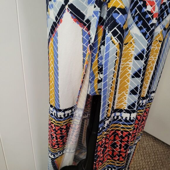 Lysse Maxi Dress Size Medium Retro Boho Sleeveless Stretch - Picture 4 of 11